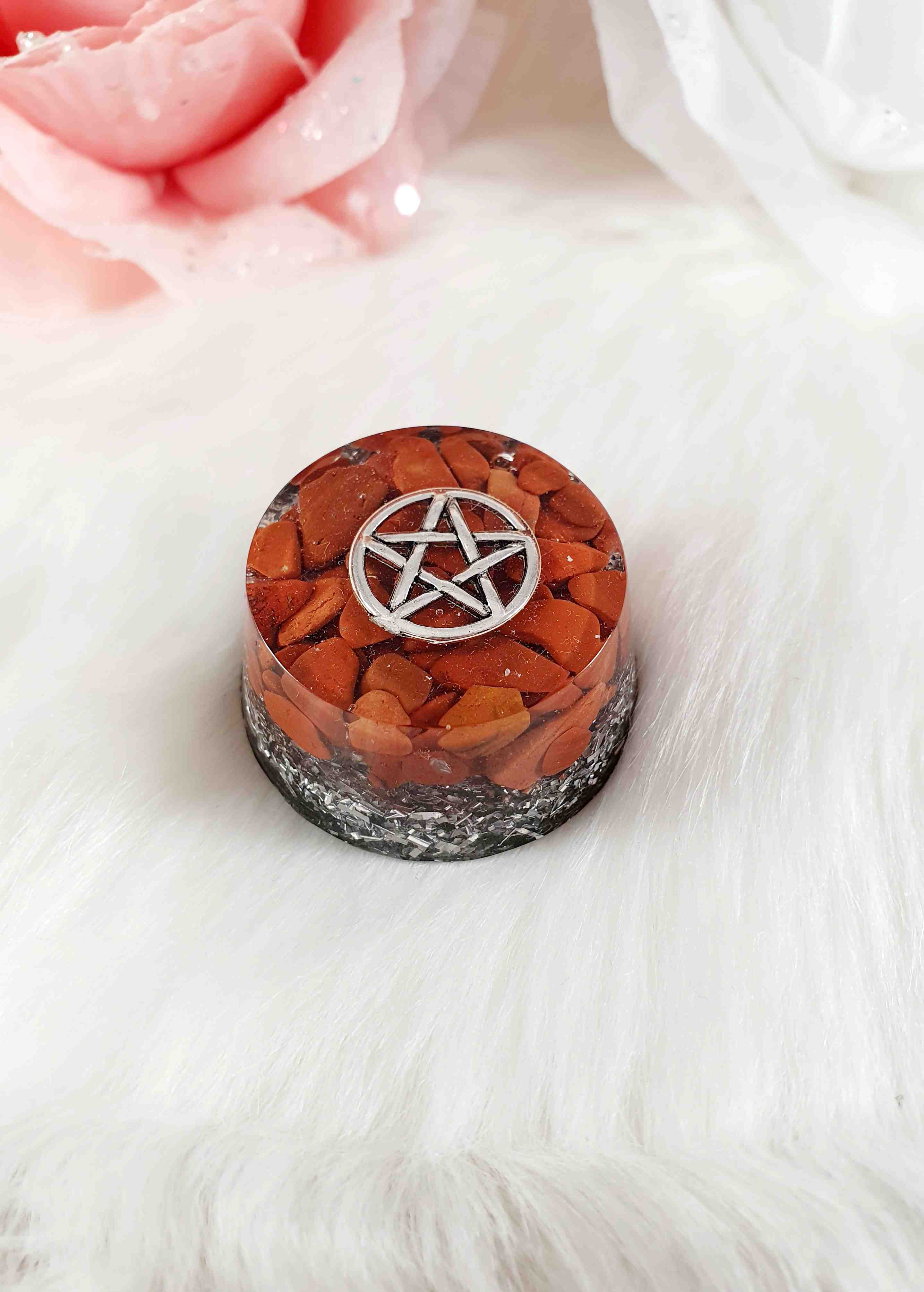 Orgonites, Zak orgonites, Rond Cup Pentagram