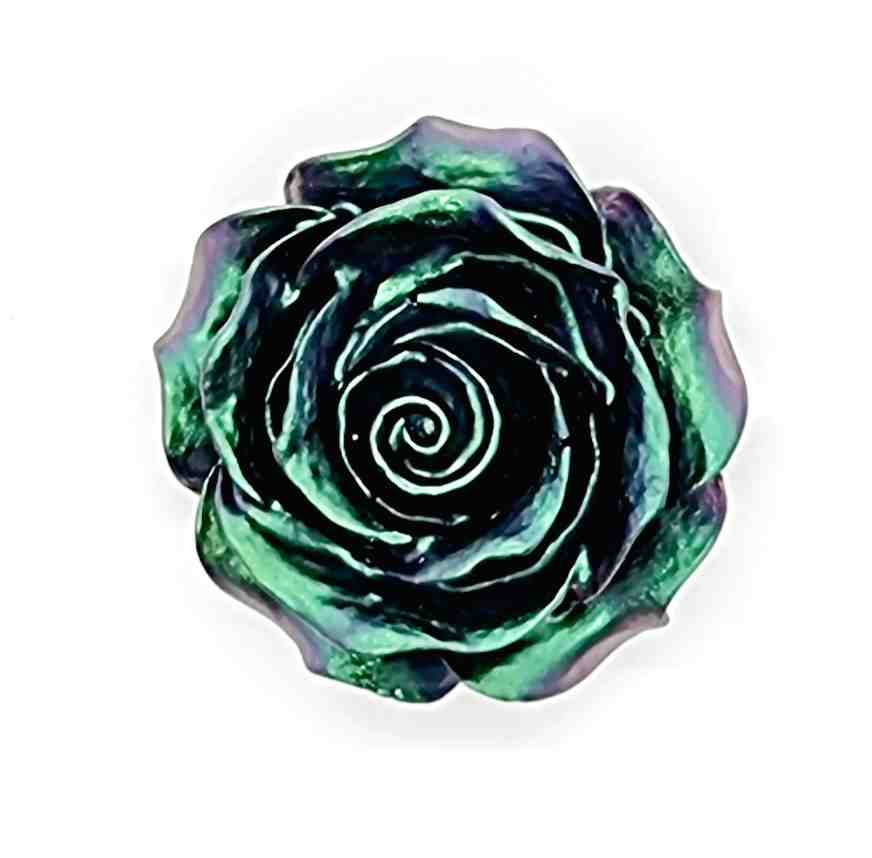 Orgonites, Overige, Rozen, Medium Roos 19 Groen Metallic