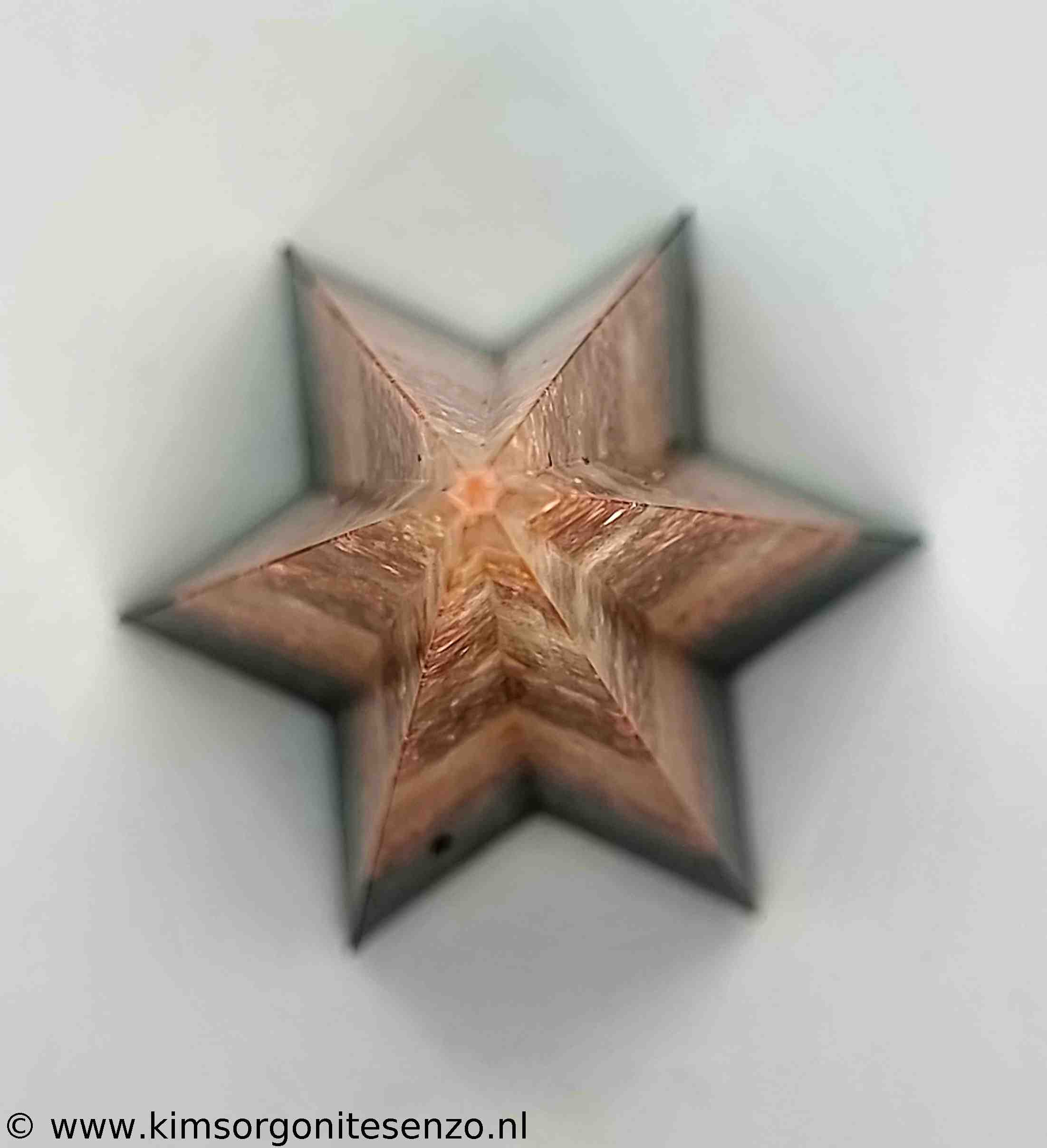 Orgonites, Piramides, Piramide Medium Ster Piramide Stervormig met Citrien