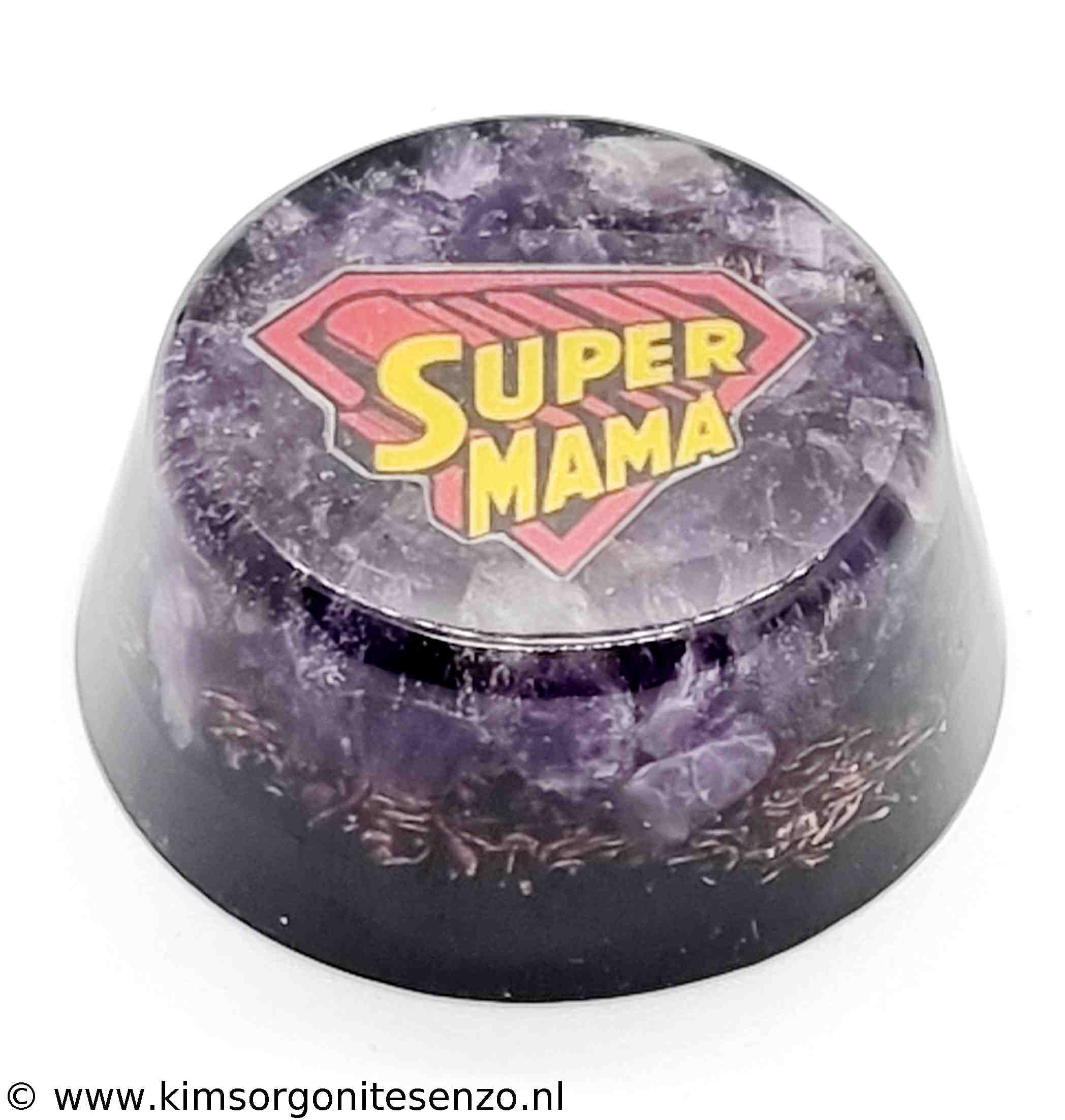 Orgonites, Zak orgonites, Rond Cup Super Mama