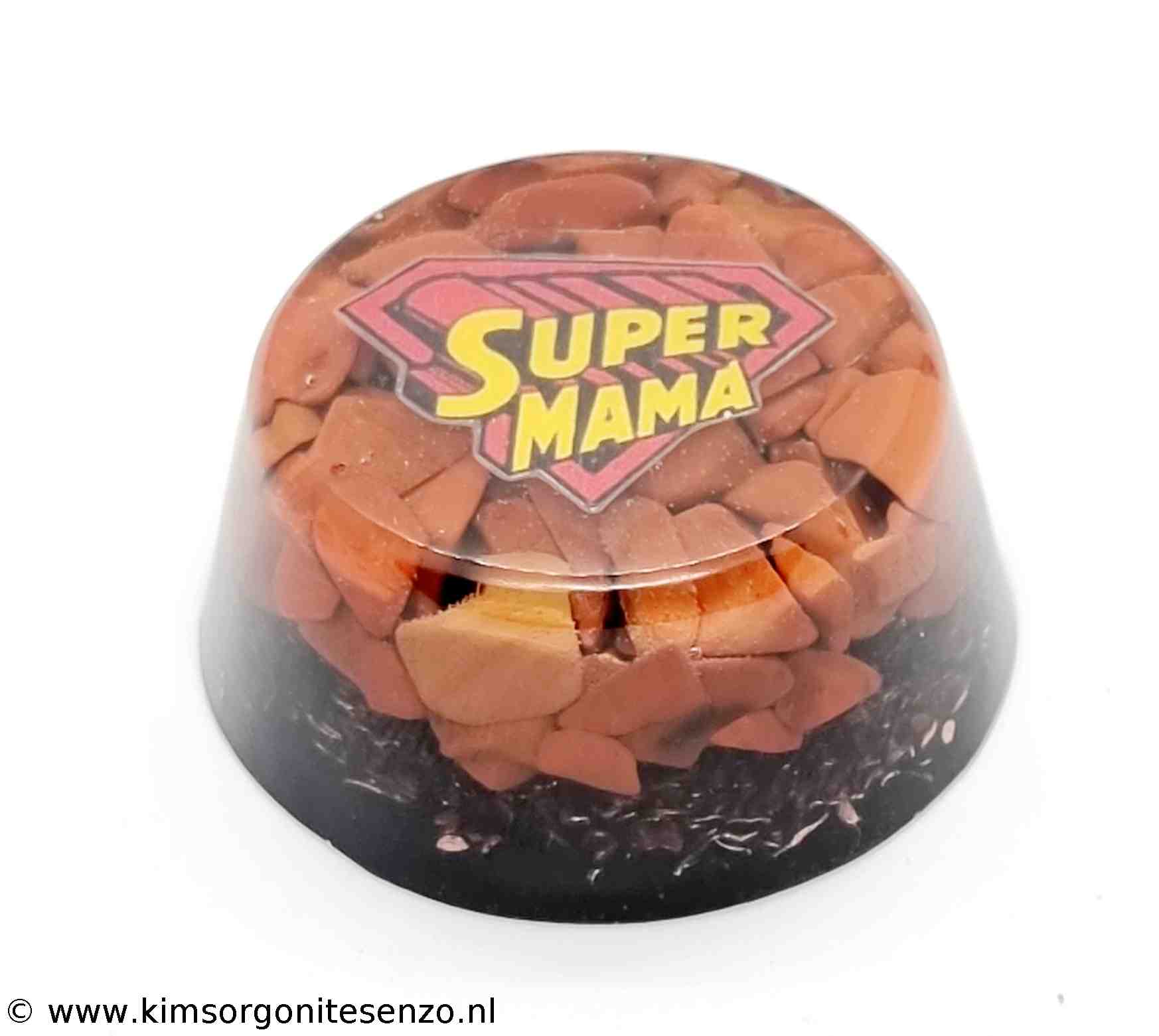 Orgonites, Zak orgonites, Rond Cup Super Mama