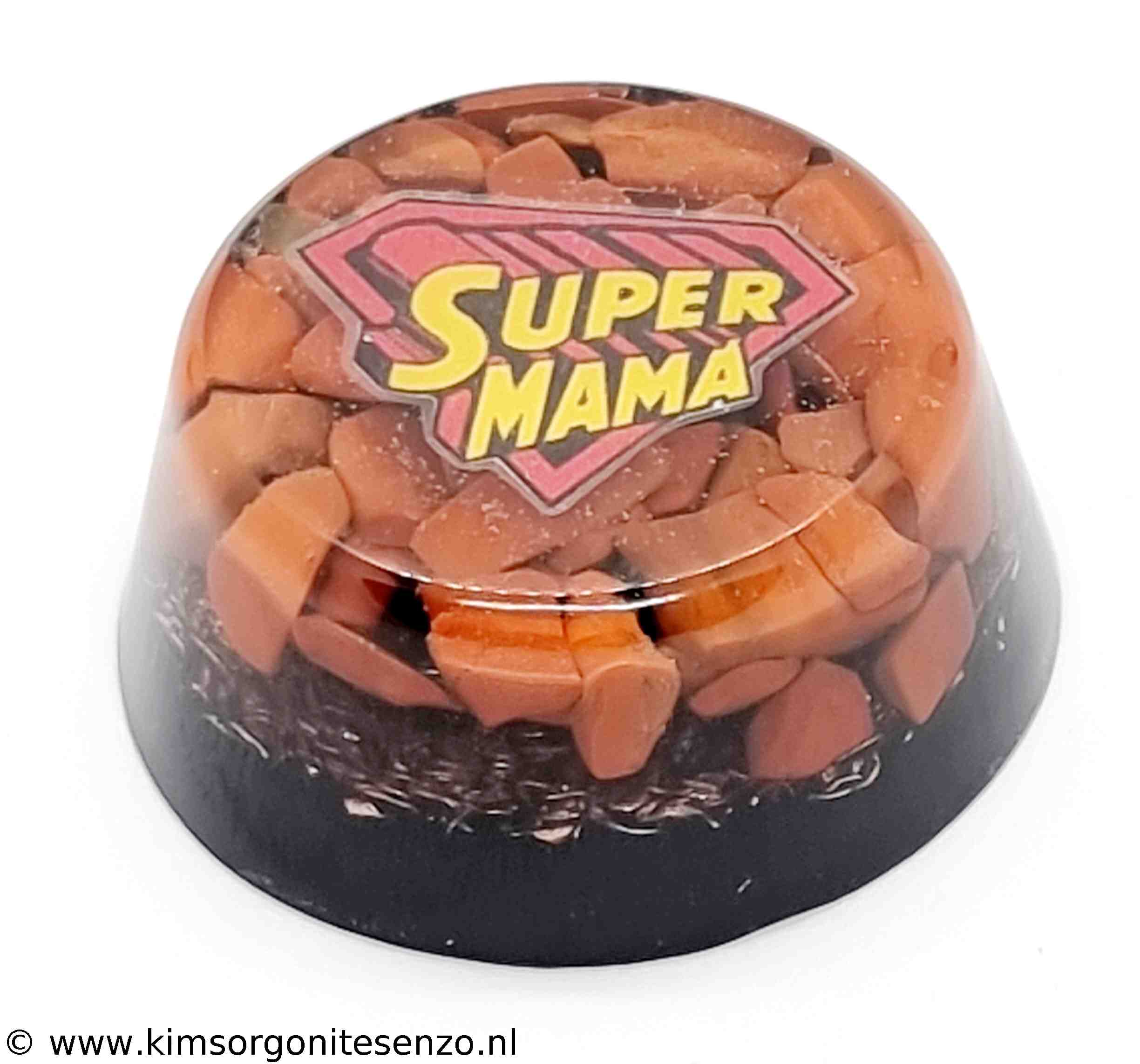 Orgonites, Zak orgonites, Rond Cup Super Mama