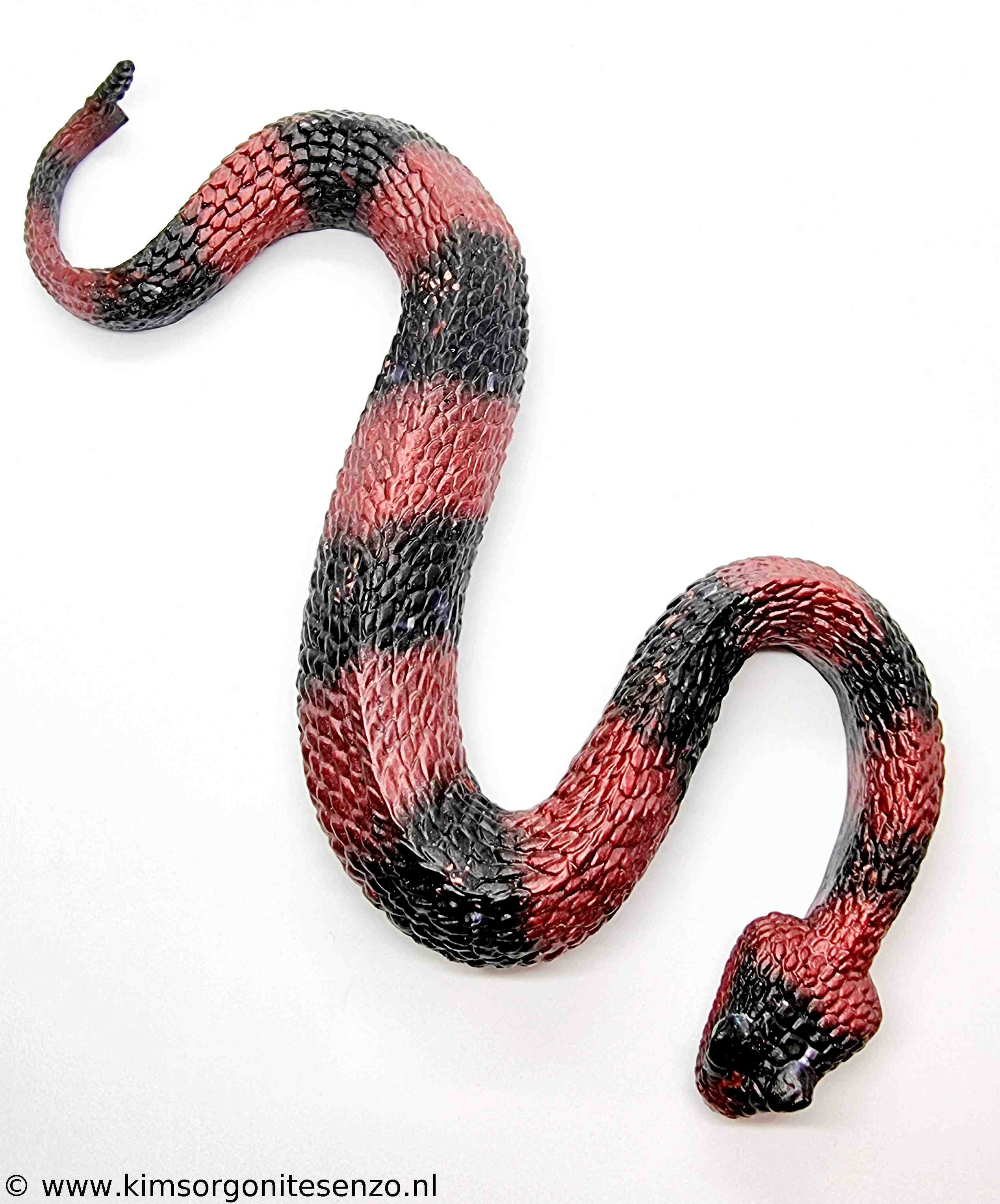 Orgonites, Overige, Slangen Zwart met Rood klein