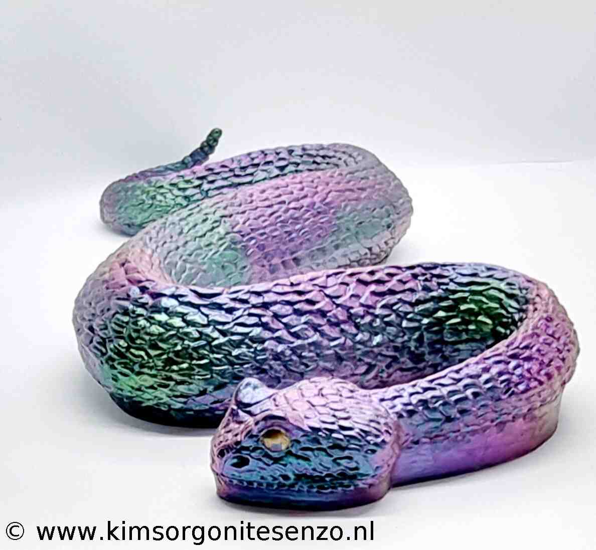 Orgonites, Overige, Slangen Groen Paars Metallic