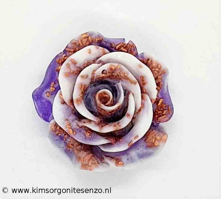 Orgonites, Overige, Rozen, Klein Roos met Amethist