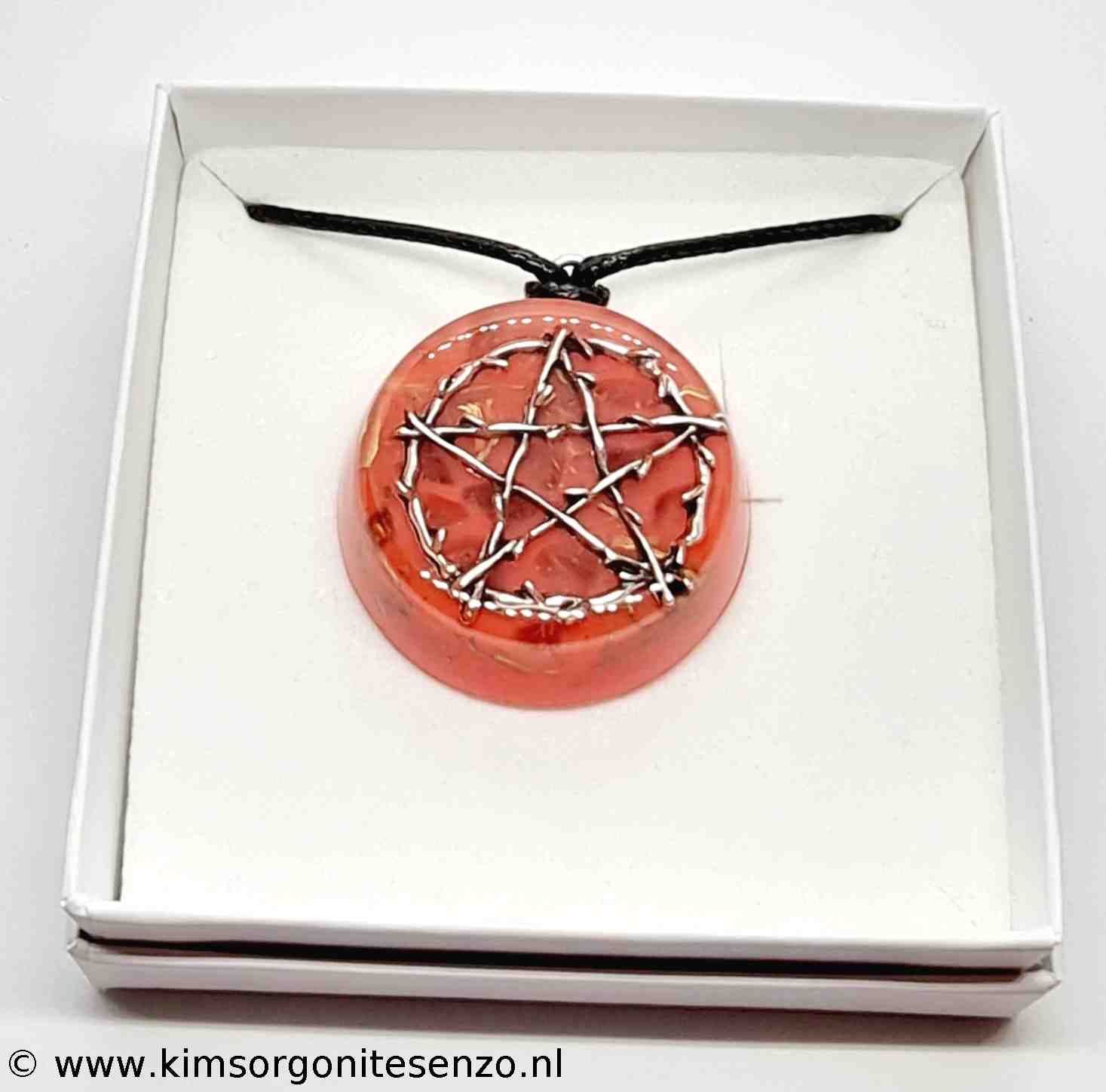 Orgonites, Sieraden, Ketting Amulet Amulet met Bergkristal