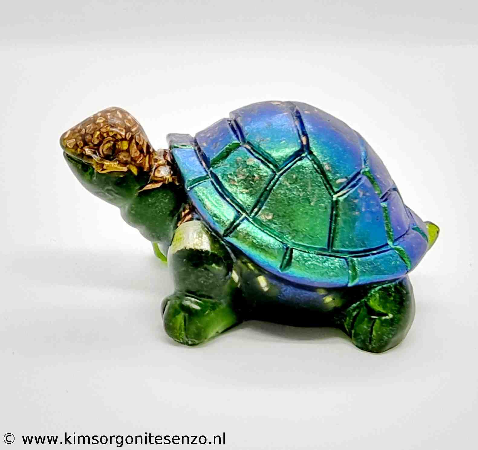 Orgonites, Overige, Schildpadden, Schildpadden Medium Schildpad met Groene Aventurijn