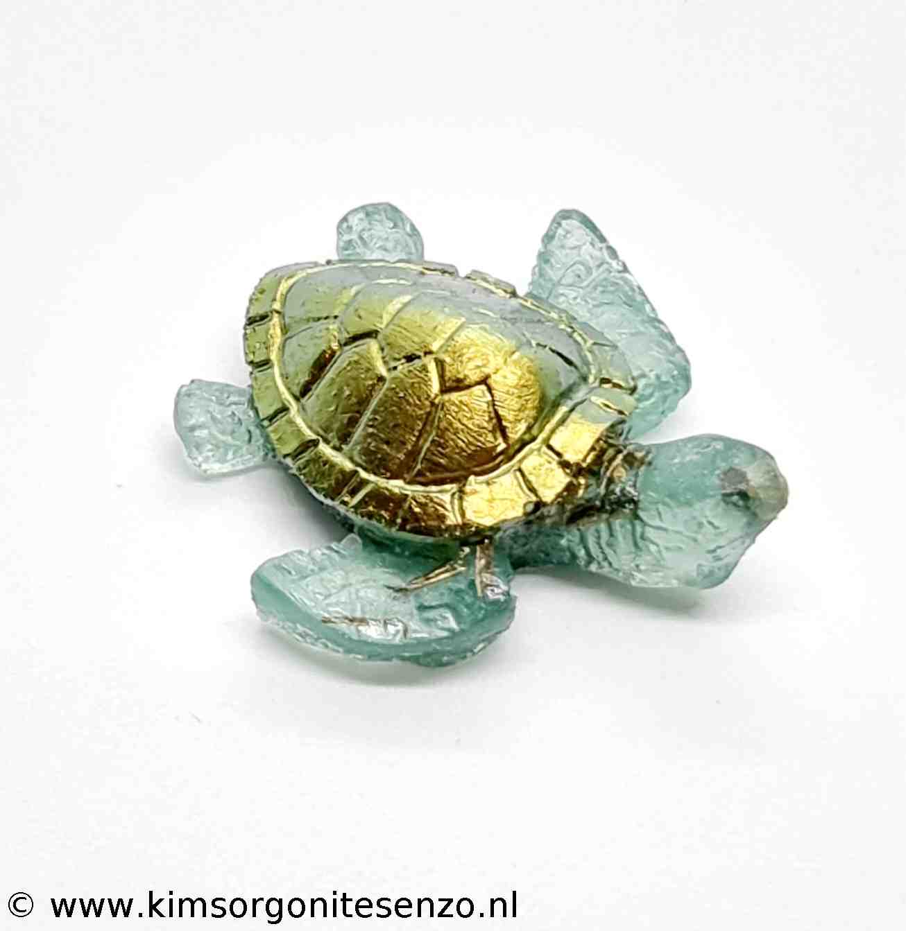 Orgonites, Overige, Schildpadden, Schilpadden Klein Schildpadje met Groene Aventurijn