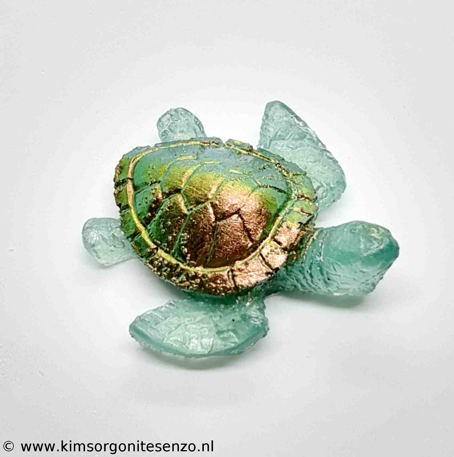 Orgonites, Overige, Schildpadden, Schilpadden Klein Schildpadje met Groene Aventurijn