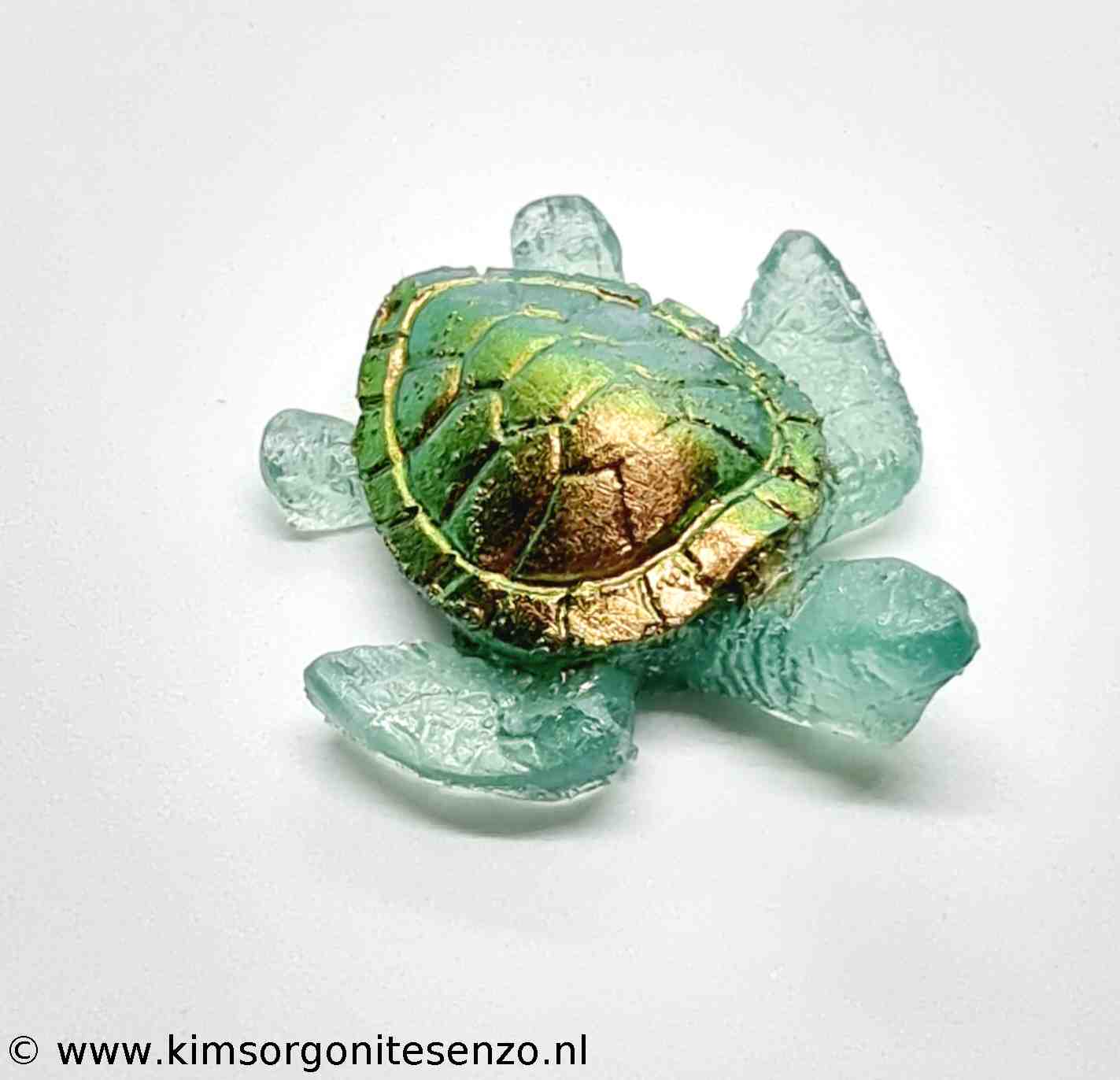 Orgonites, Overige, Schildpadden, Schilpadden Klein Schildpadje met Groene Aventurijn