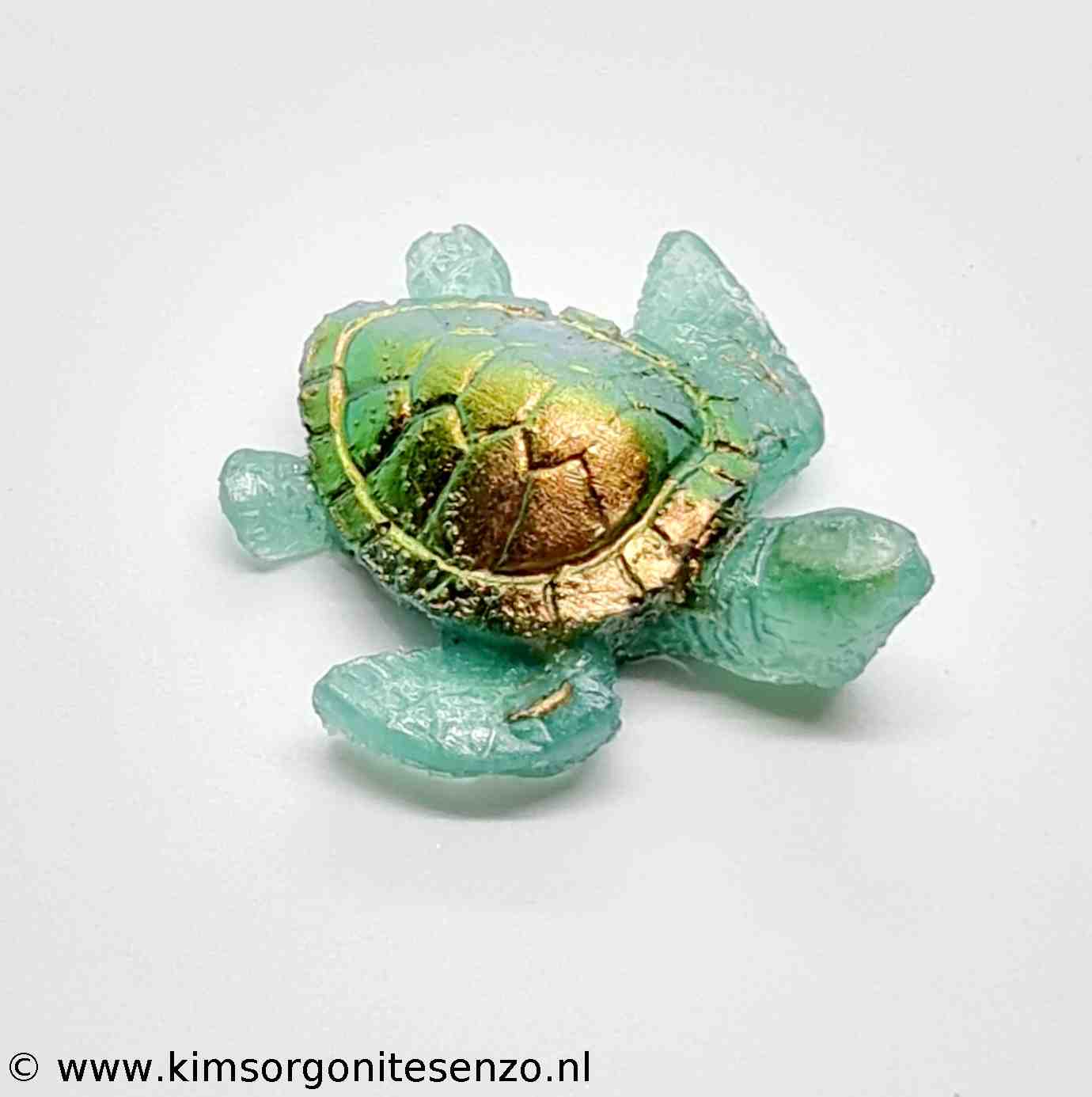 Orgonites, Overige, Schildpadden, Schilpadden Klein Schildpadje met Groene Aventurijn