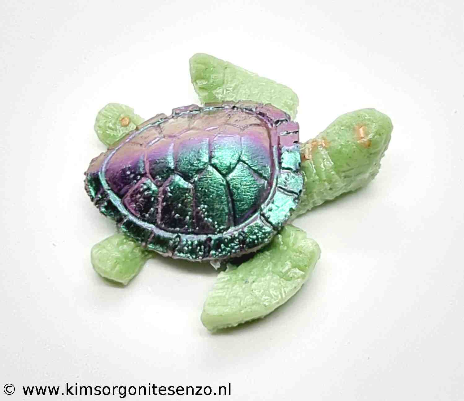 Orgonites, Overige, Schildpadden, Schilpadden Klein Schildpadje met Rozenkwarts