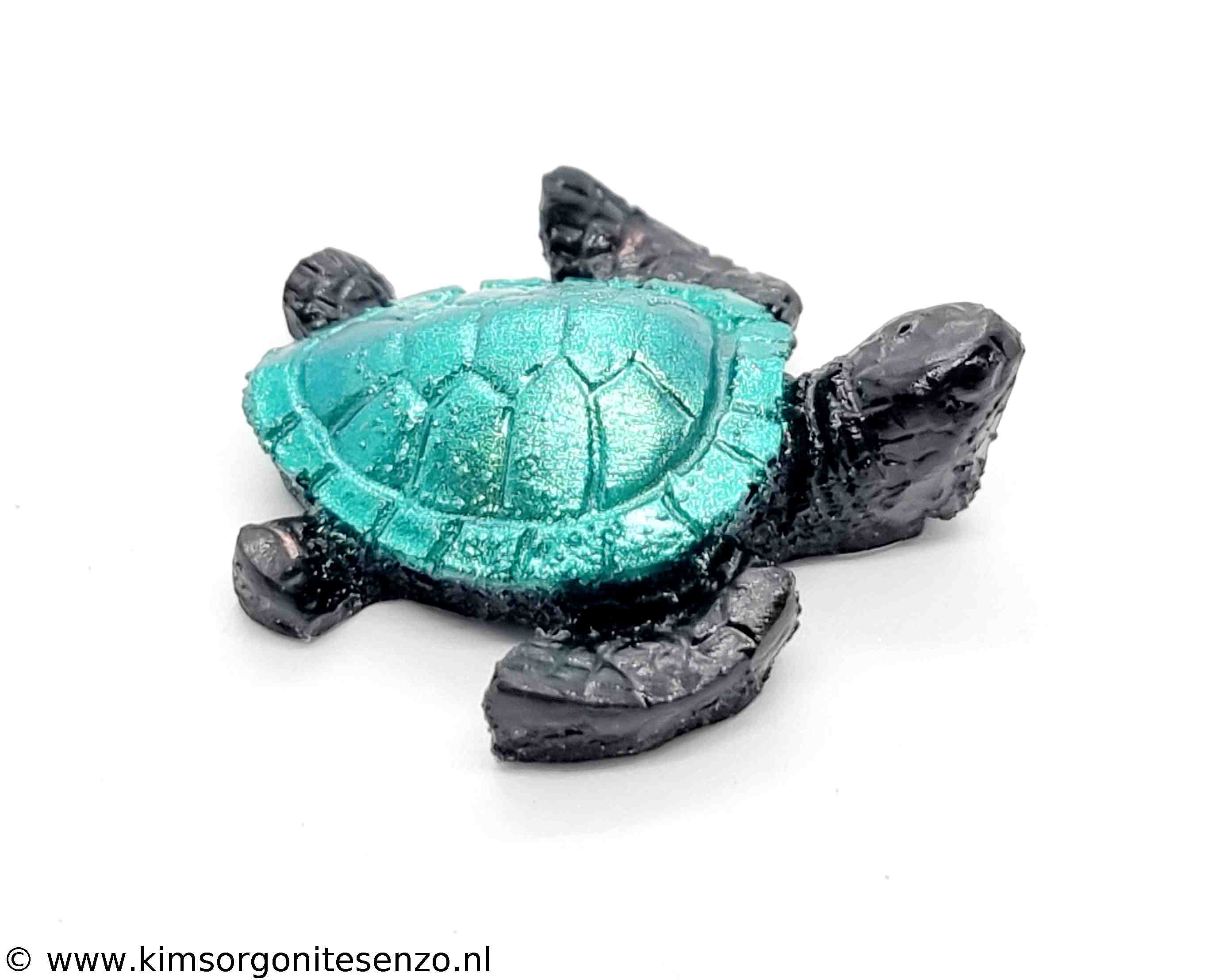 Orgonites, Overige, Schildpadden, Schilpadden Klein Schildpadje met Zwarte Onyx