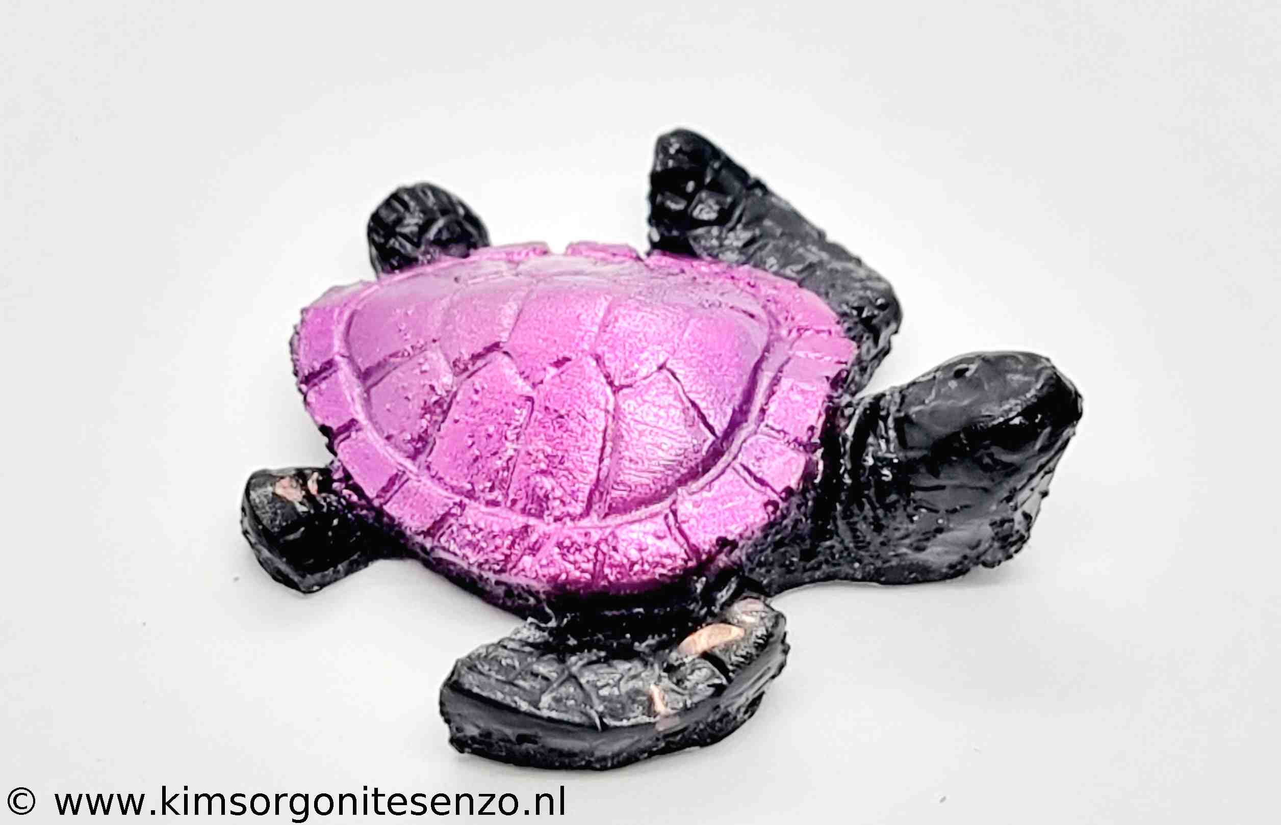 Orgonites, Overige, Schildpadden, Schilpadden Klein Schildpadje met Zwarte Onyx