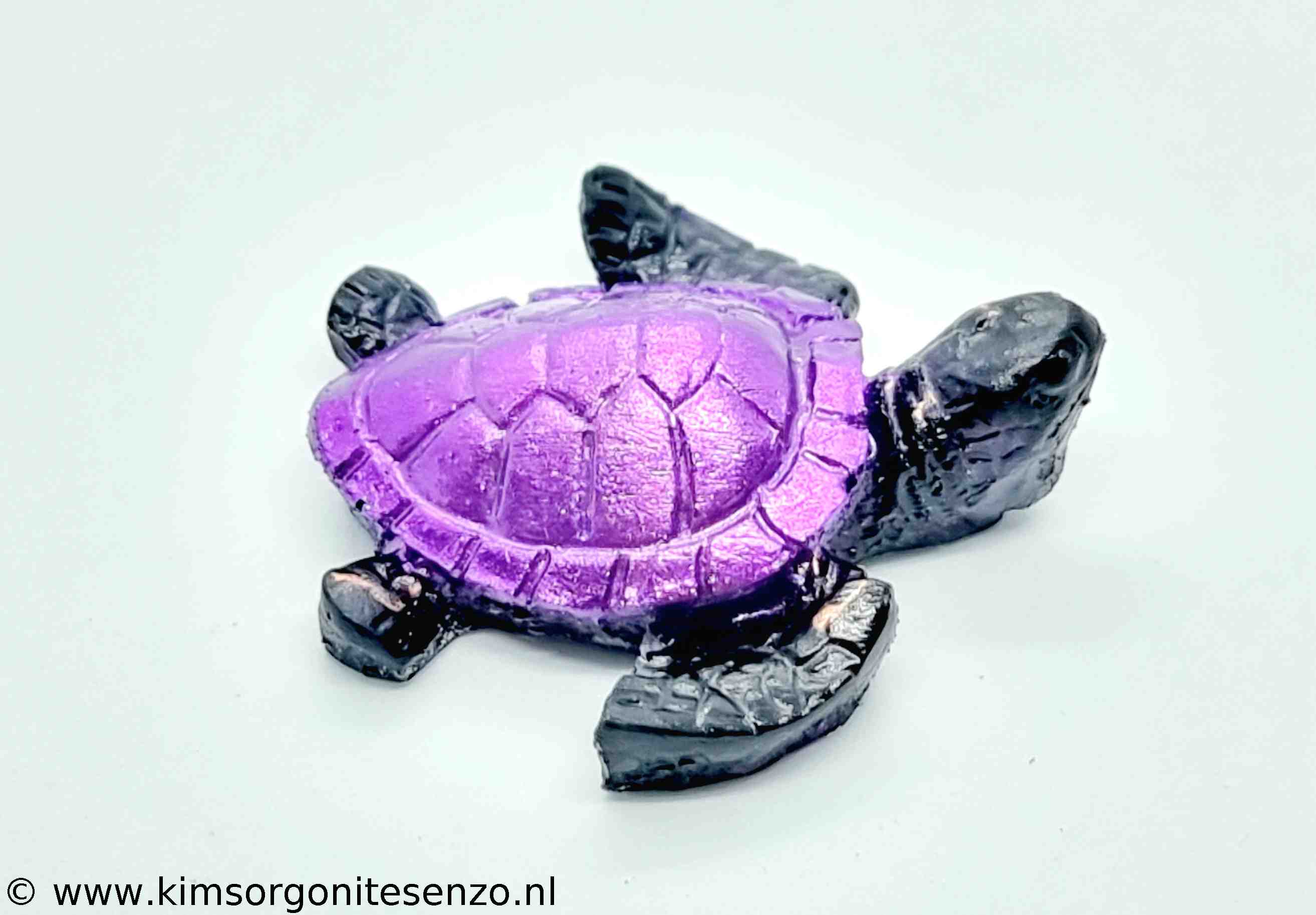 Orgonites, Overige, Schildpadden, Schilpadden Klein Schildpadje met Zwarte Onyx