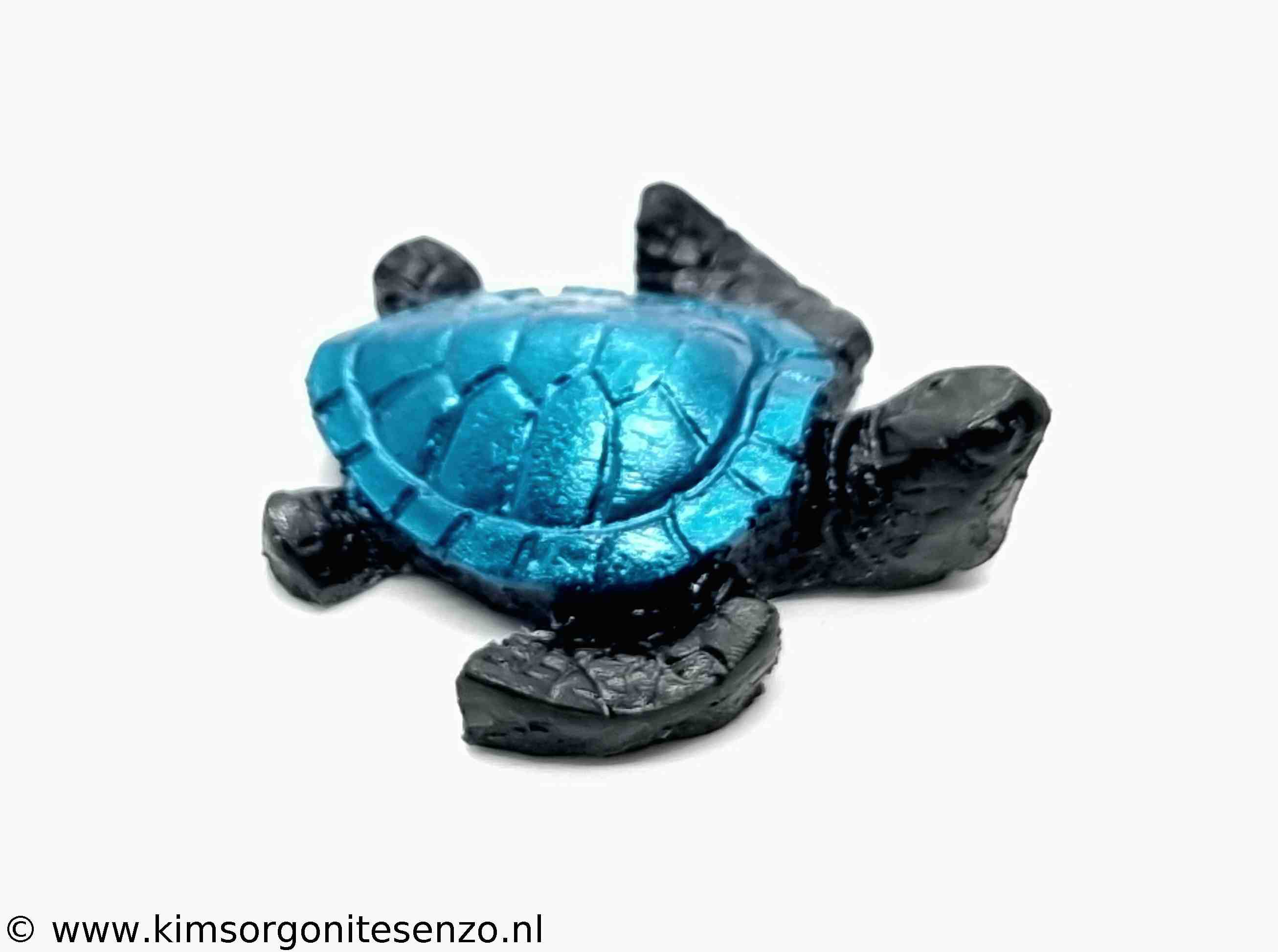 Orgonites, Overige, Schildpadden, Schilpadden Klein Schildpadje met Zwarte Onyx