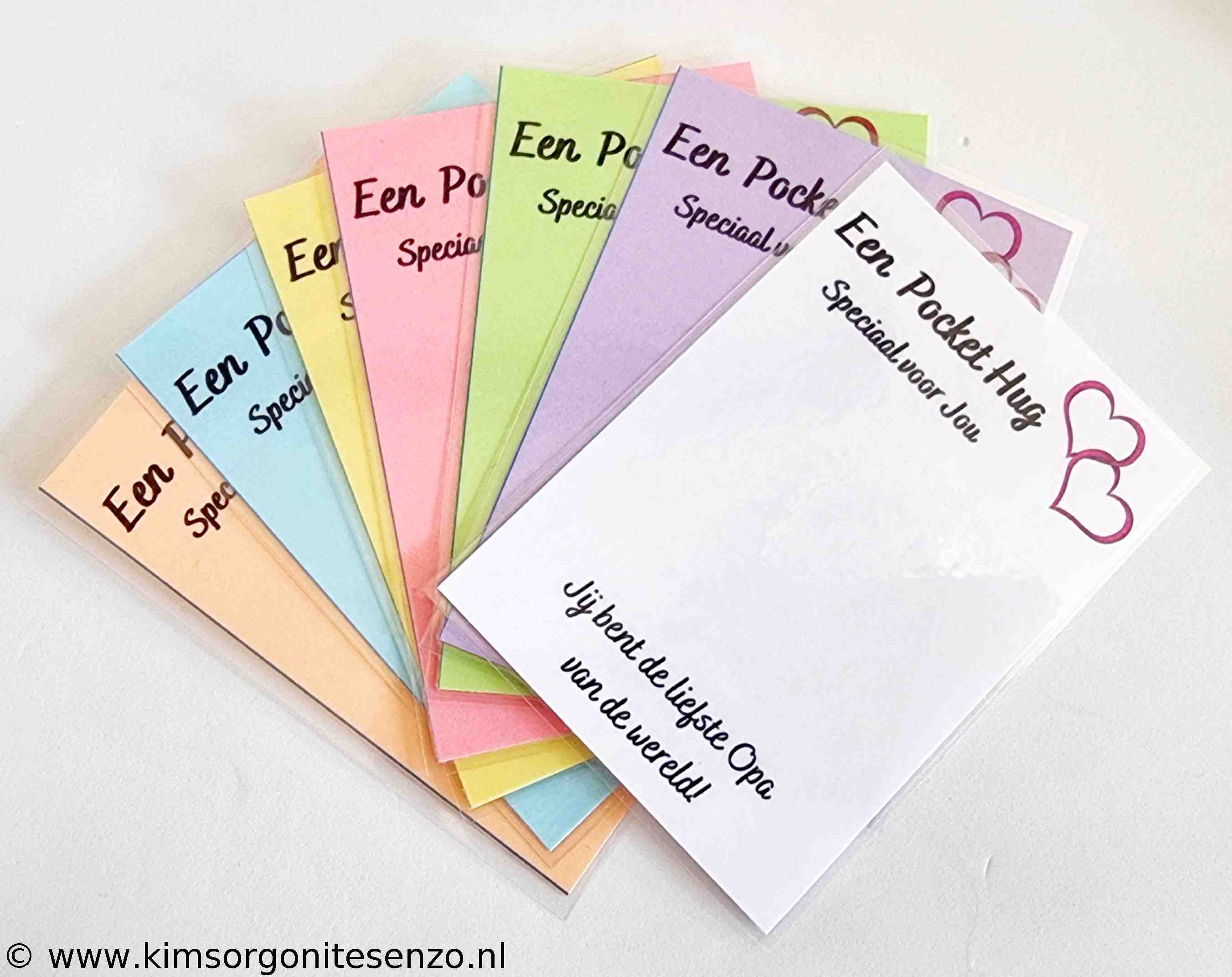 Kaarten, Pockethug Kaartjes Pocket Hug Kaartje jij bent de liefste Opa van de wereld!