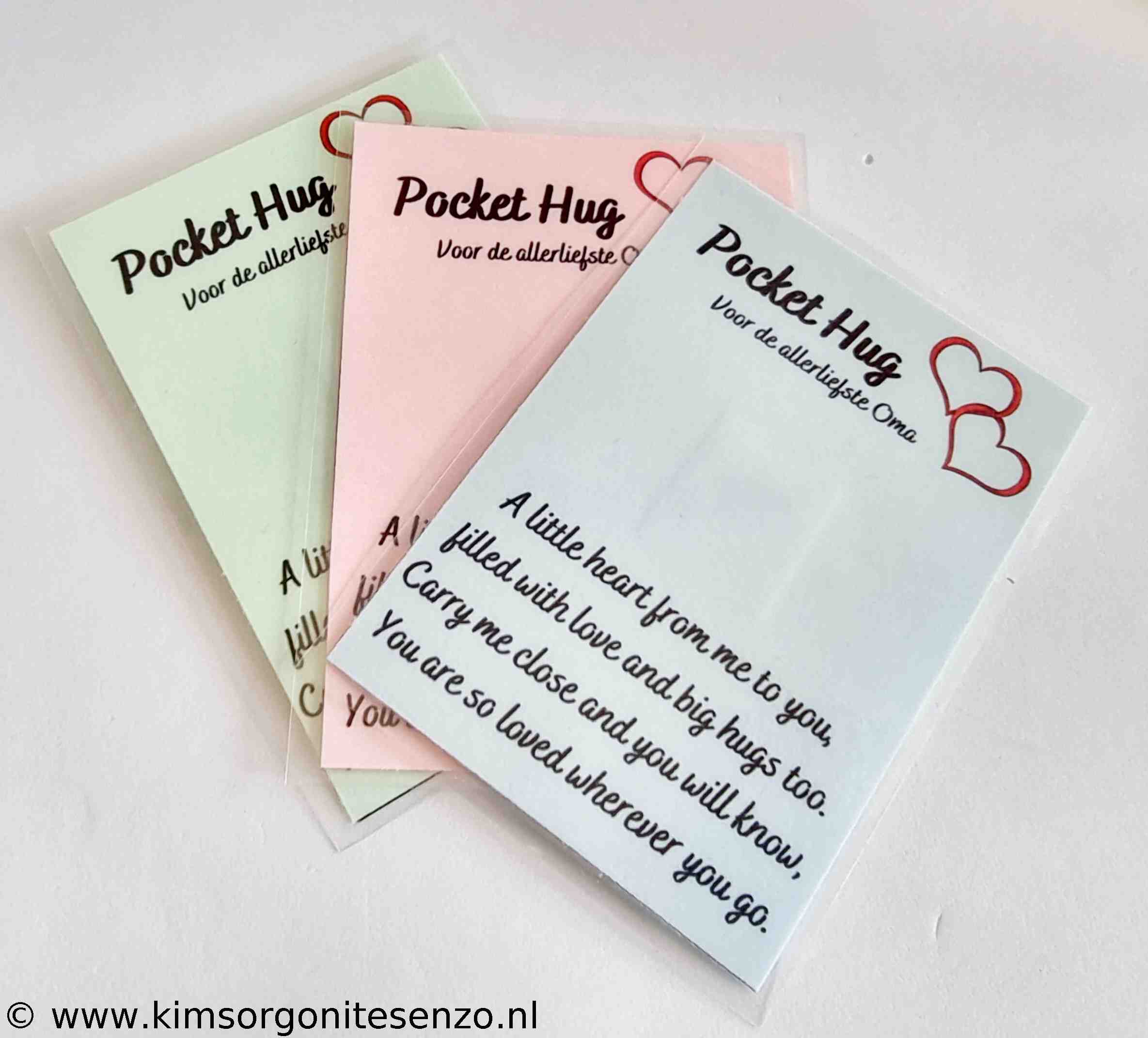 Kaarten, Pockethug Kaartjes Pocket Hug Kaartje Voor de Allerliefste Opa