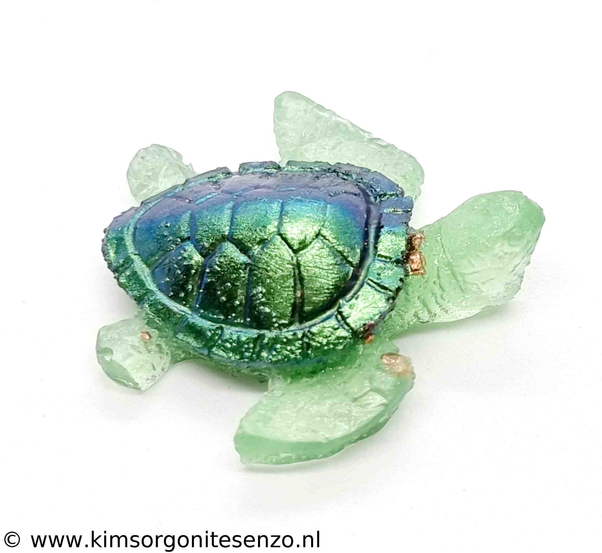 Orgonites, Overige, Schildpadden, Schilpadden Klein Schildpadje met Rozenkwarts