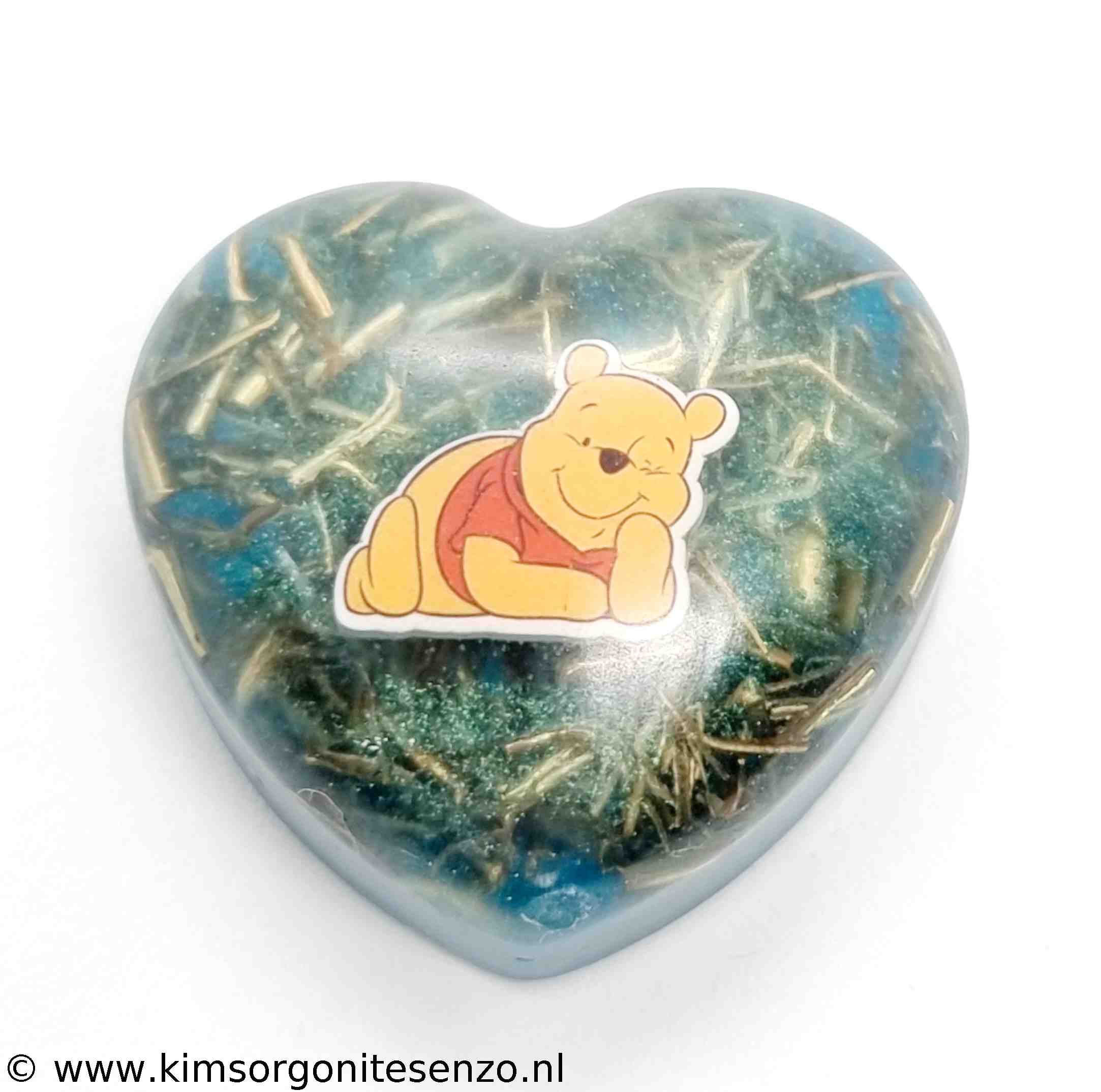 Orgonites, Harten, Klein Hartje met Bergkristal