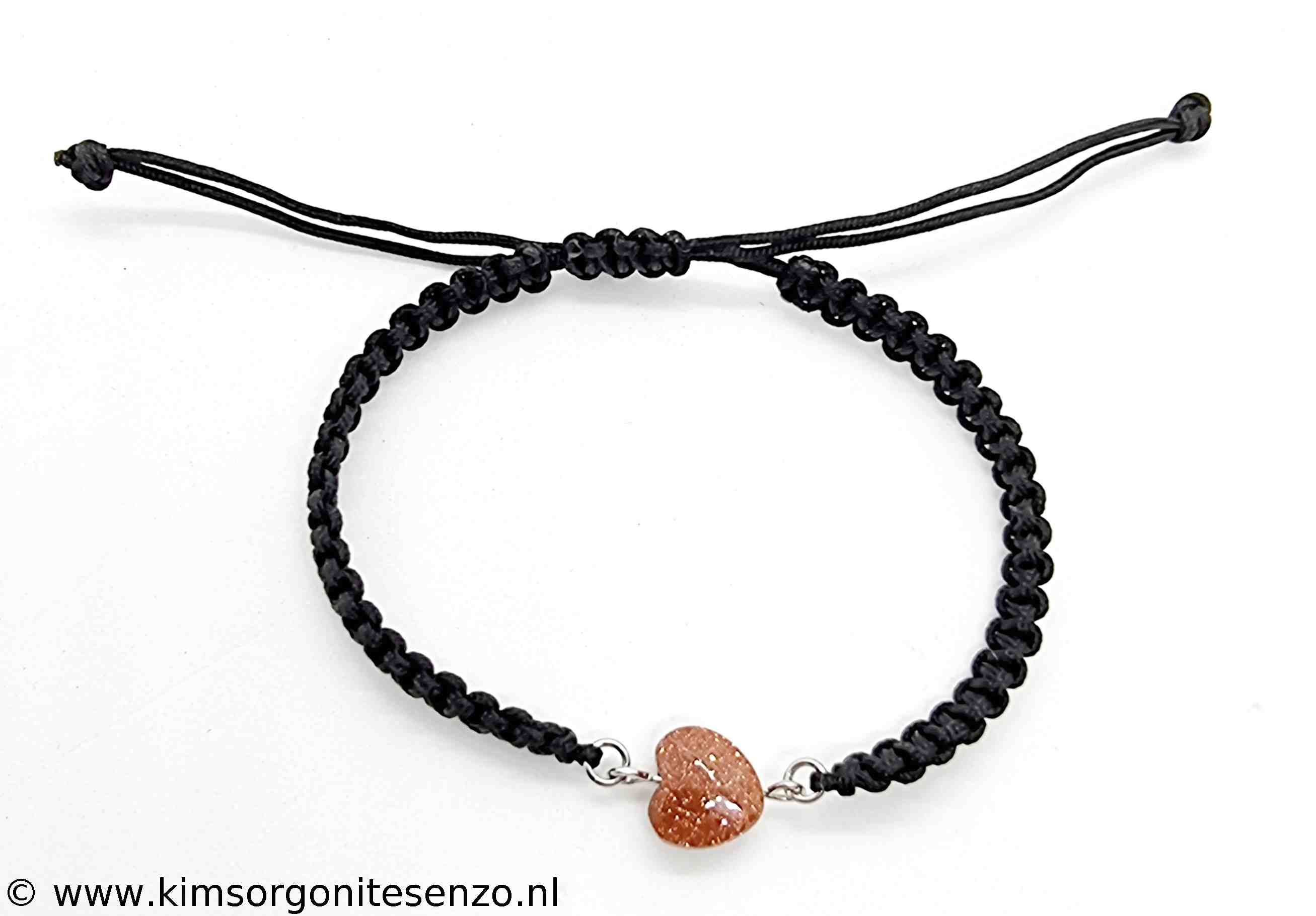 Sieraden, Armbanden, Geknoopte Armbanden met Tussenzetsel 05 Sandstone
