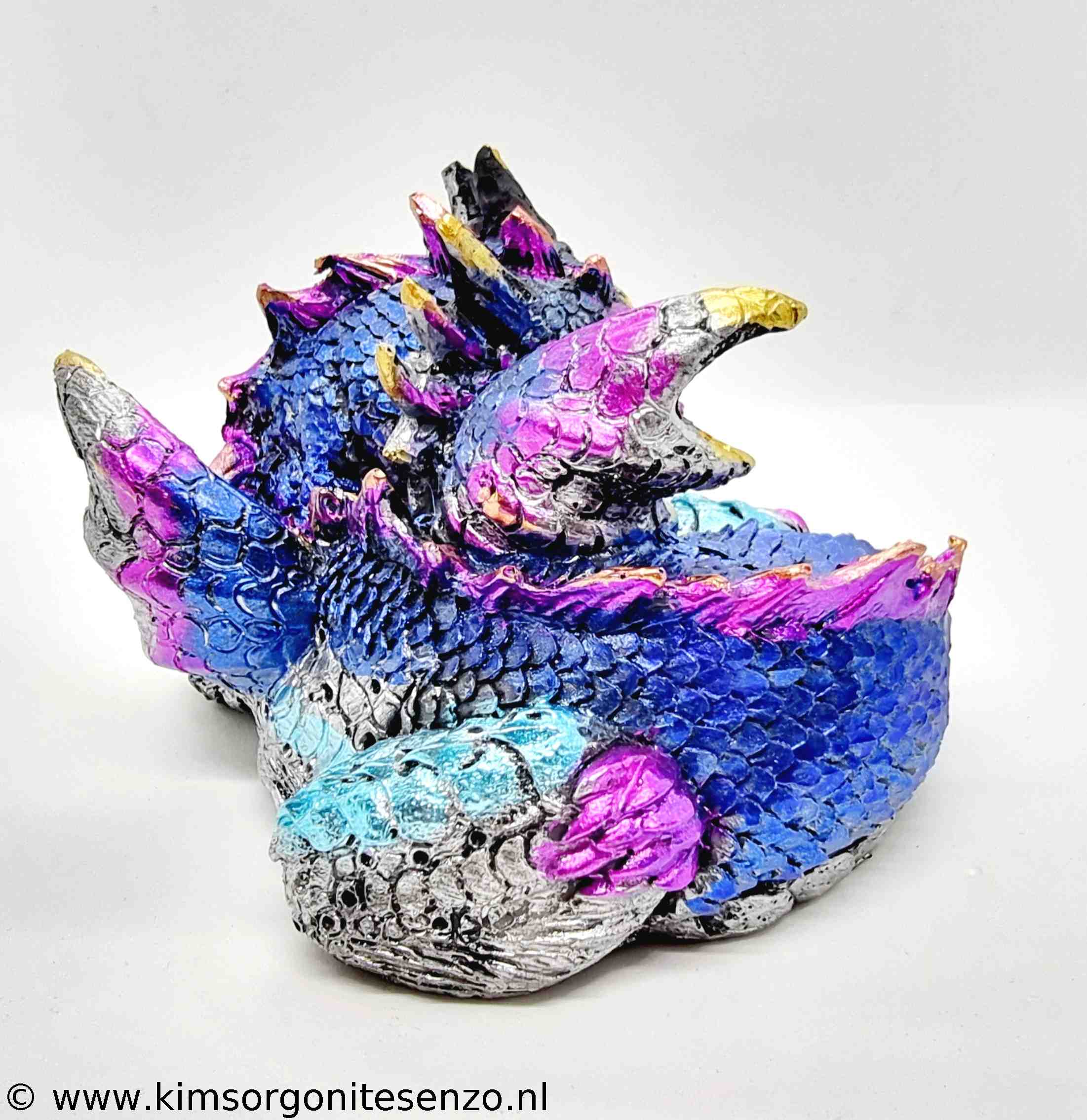 Draken Liggend Blauw