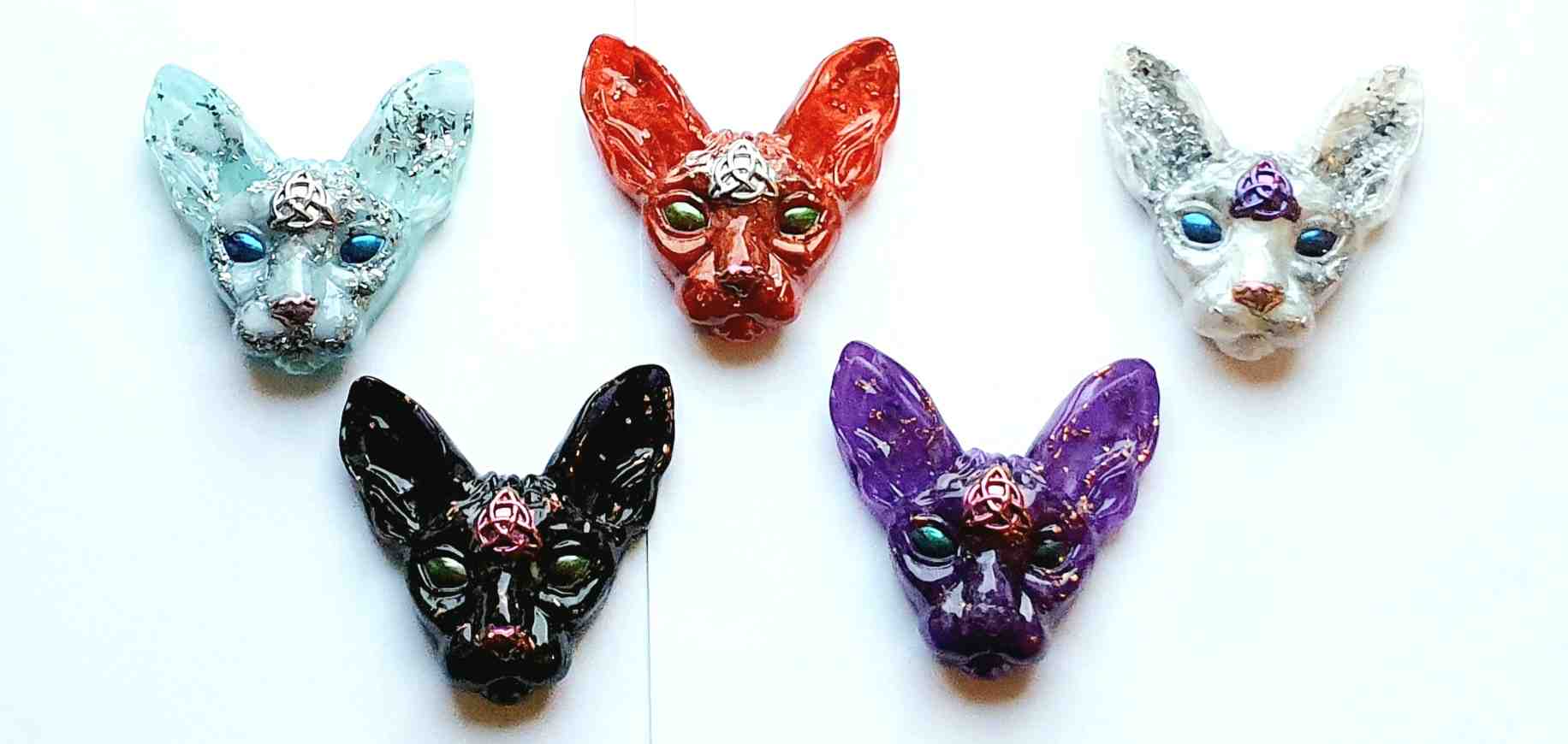 Orgonites, Overige, Katten, Sphynx Sphynx Wit