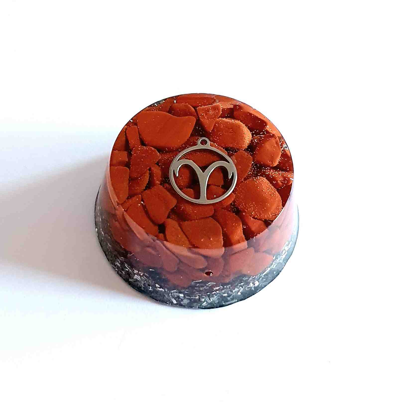 Orgonites, Zak orgonites, Rond Cup, Sterrenbeelden Ram