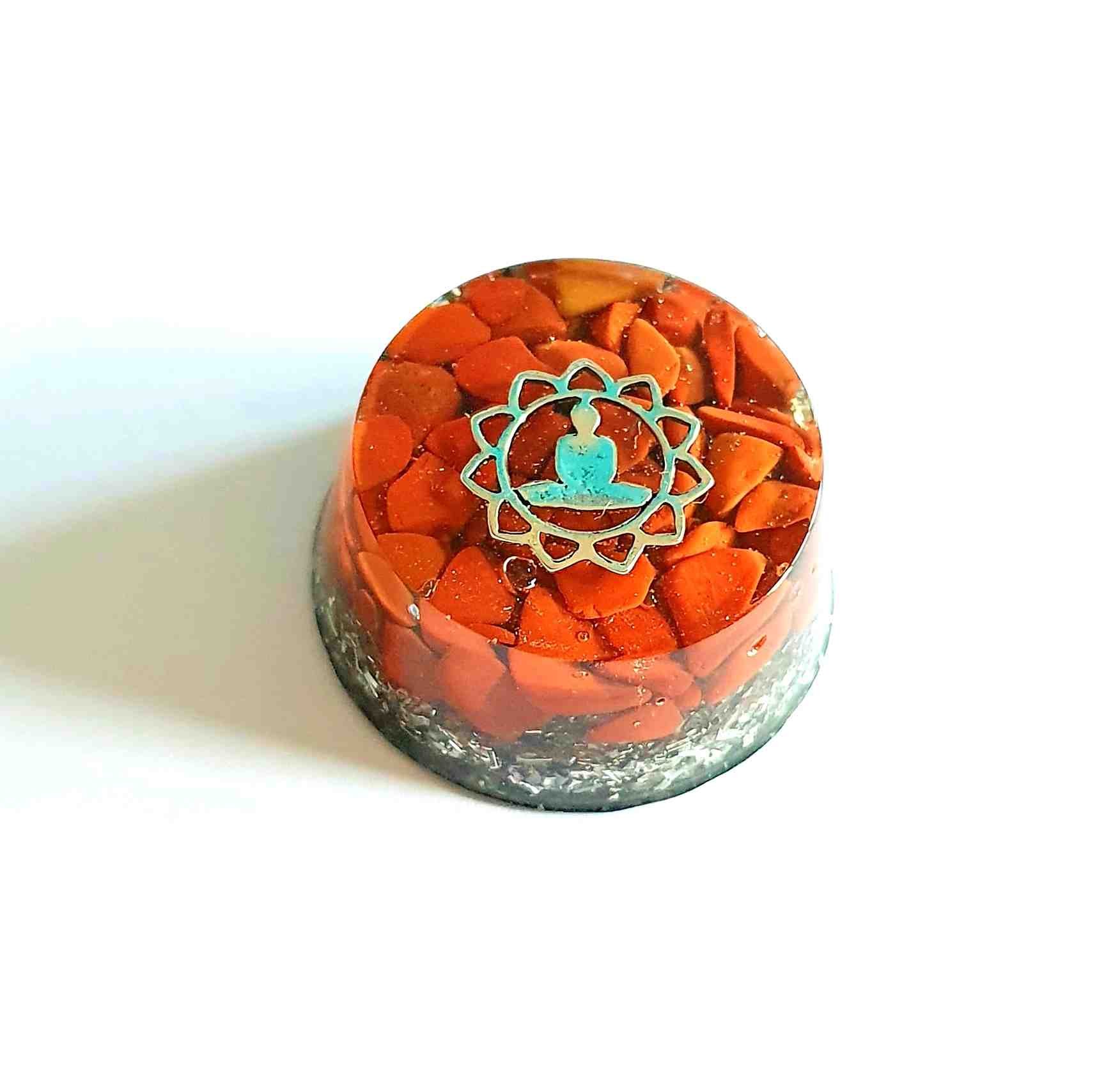 Orgonites, Zak orgonites, Rond Cup Boeddha